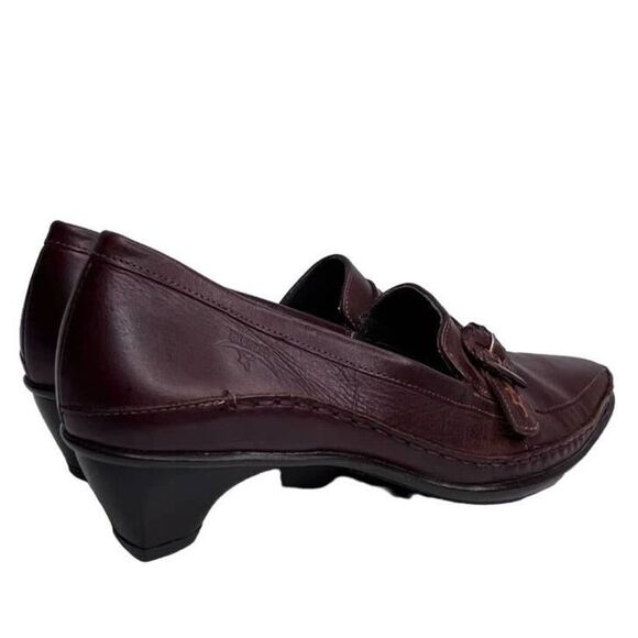 PIKOLINOS BROWN POINTED TOE SLIP ON CLASSIC CASUAL LEATHER MULES WOMENS SIZE 39 - Picture 2 of 8